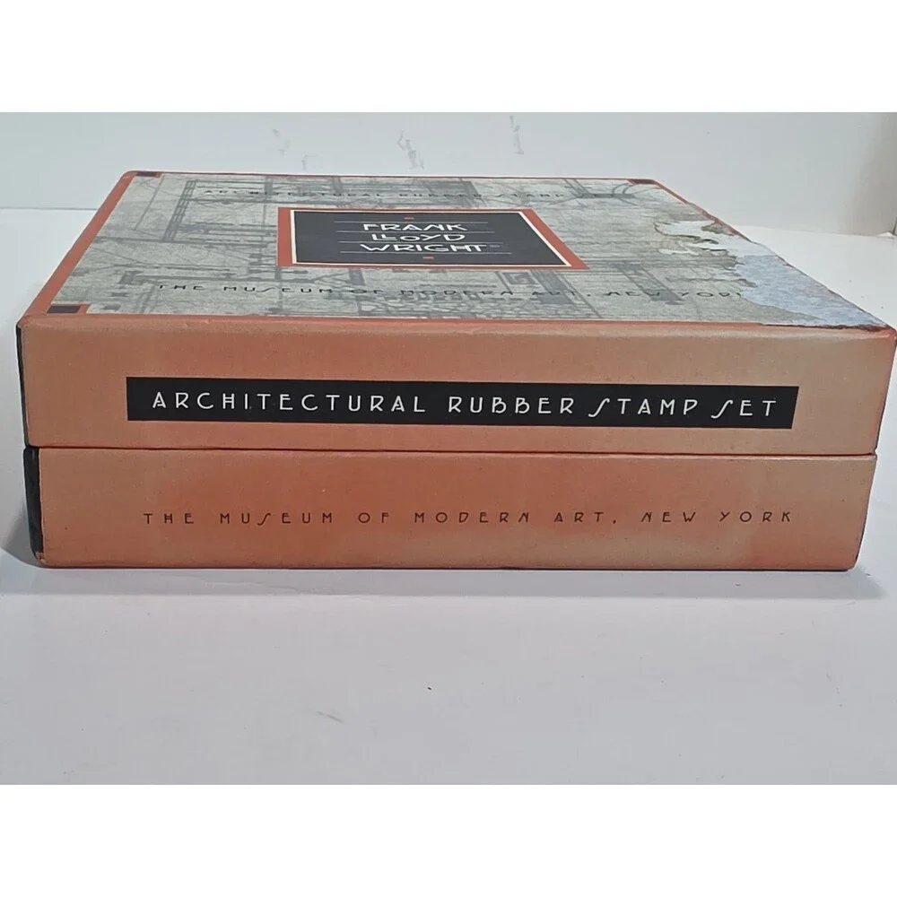 Frank Lloyd Wright Architectural Rubber Stamp Set Museum of Modern Art MoMA